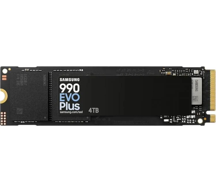 DISCO SOLIDO SSD M.2 SAMSUNG 4TB 990 EVO PLUS 7250MB/S NVME PCI-E GEN5 2.0