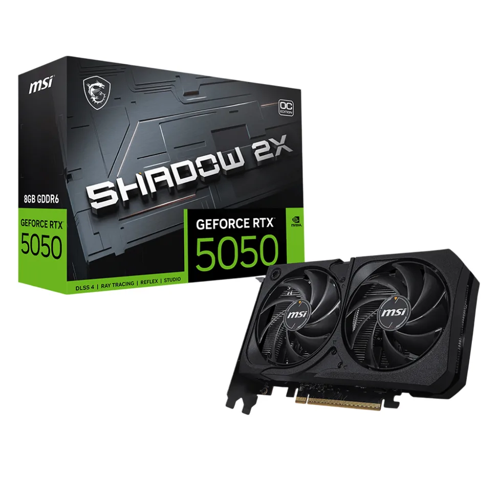 Placa De Video Rtx 5050 8GB MSI Shadow 2x Oc — foto 2