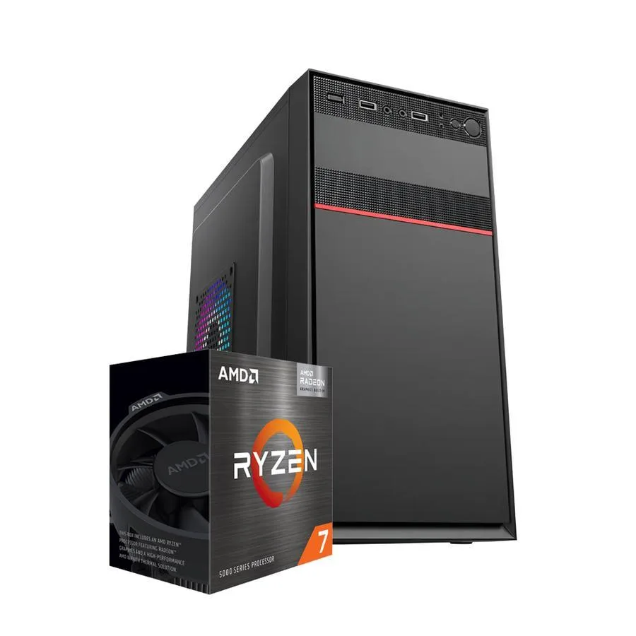 PC ECOVISION AMD RYZEN 7 5700G + 8GB + 240GB