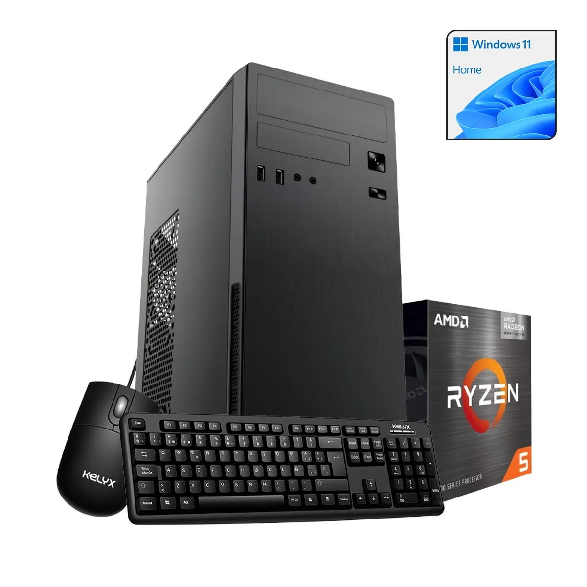 PC KELYX AMD RYZEN 5-5600GT 16GB M.2 512G WIN 11 HOME