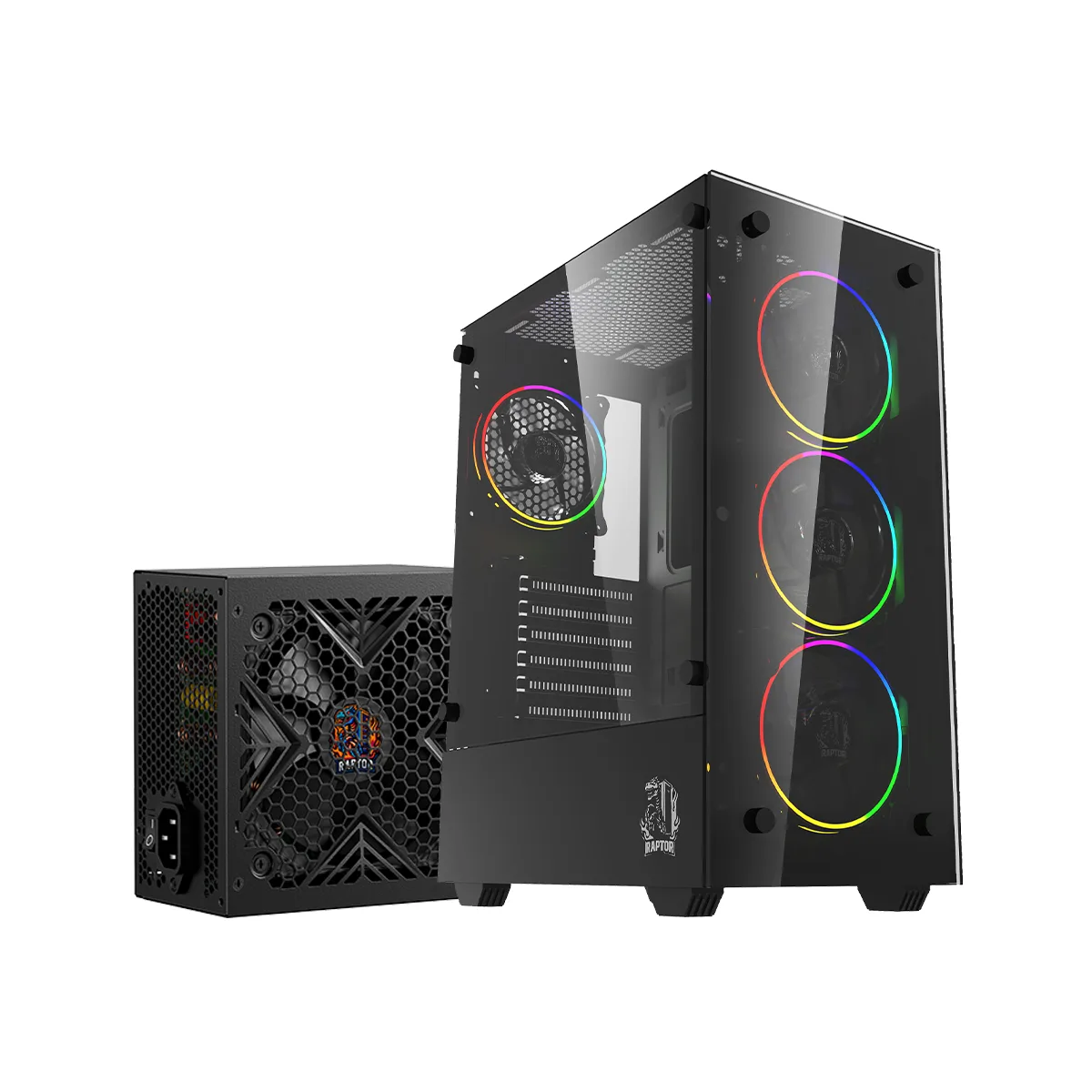 PC GAMER RAPTOR SENTINEL C/FUENTE RAPTOR VOLT 500W 80+ BRONZE