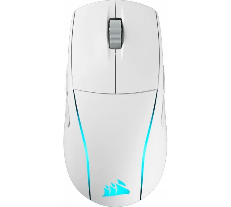 MOUSE CORSAIR M75 SLIPSTREAM WIRELESS 2.4GHZ BLUETOOTH 1MS ULTRA LIGHTWEIGHT WHITE 26K 105HS RGB