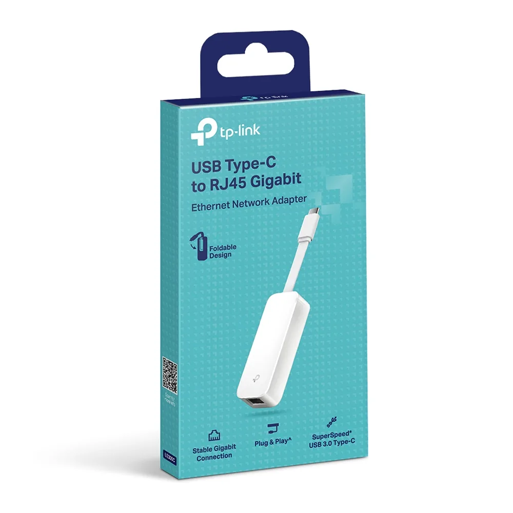 ADAPTADOR TP-LINK UE300C TIPO C A ETHERNET GIGABIT RJ45