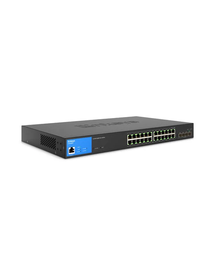 24-PORT MANAGED POE+ SWITCH 4 1G SFP 250W TAA