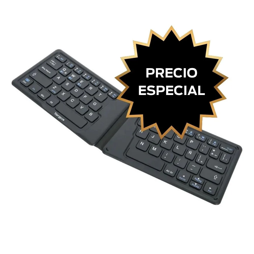 TECLADO INALÁMBRICO TARGUS PLEGABLE NEGRO