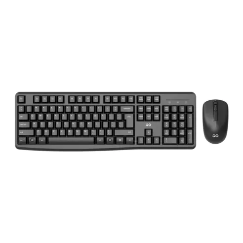 KIT TECLADO Y MOUSE INALAMBRICO FANTECH GO WK894 BLACK