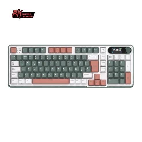TECLADO ROYAL KLUDGE RKS98 WIRELESS CAMPING SWITCH BROWN 96%