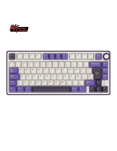 TECLADO ROYAL KLUDGE RKR75 BLACKBERRY SWITCH BROWN 75%