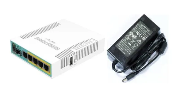 RB MIKROTIK RB HEX POE GB FUENTE/INCLUIDA S/INTERLOC
