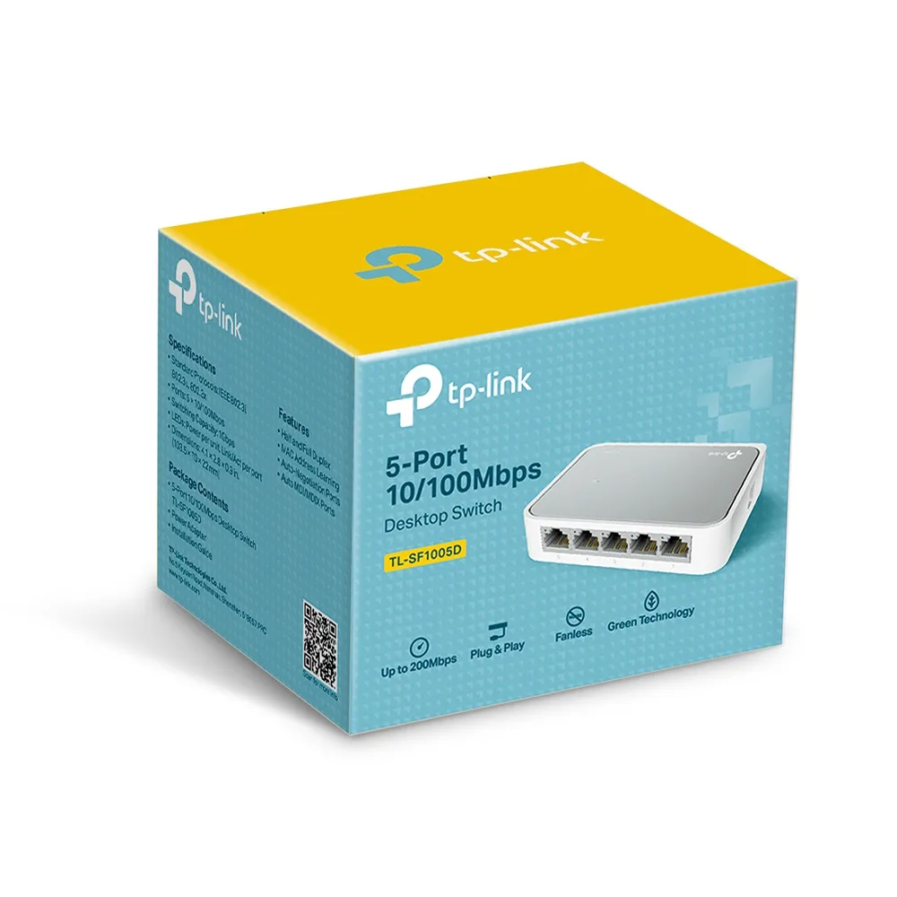 SWITCH TP LINK 5 PUERTOS 10/100/1000 MBPS BAJO CONSUMO