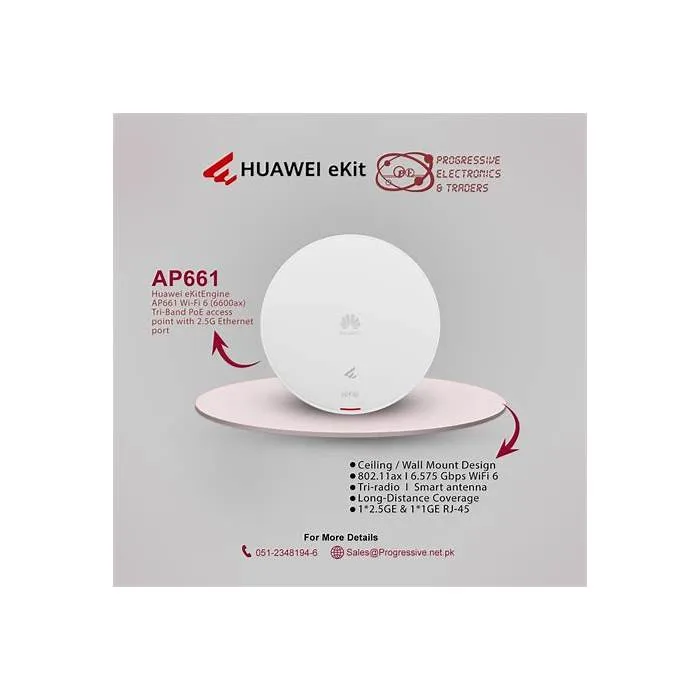 AP IN.HUAWEI EBG WIFI6 4X4 6,57GB 2,5GE LONGRANGE POE SF