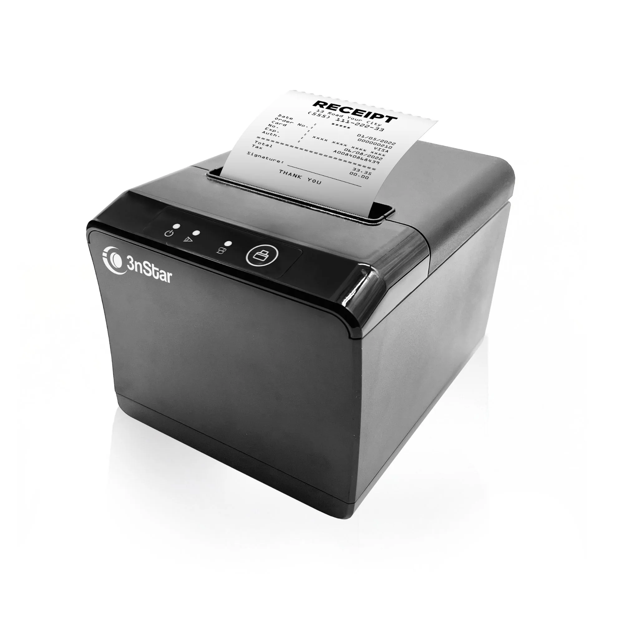 IMPRESORA TERMICA DE RECIBOS 3NSTAR RPT004 LAN+USB 80MM NEGRO
