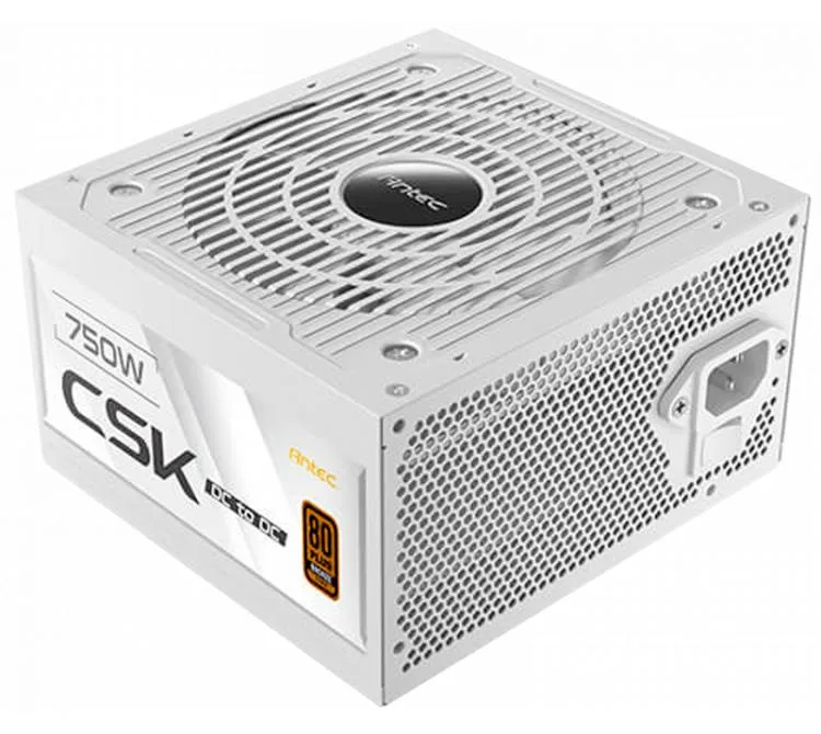 FUENTE ANTEC 750W 80 PLUS BRONZE ATX 3.1 PCIE 5.1 CSK750DC WHITE AR