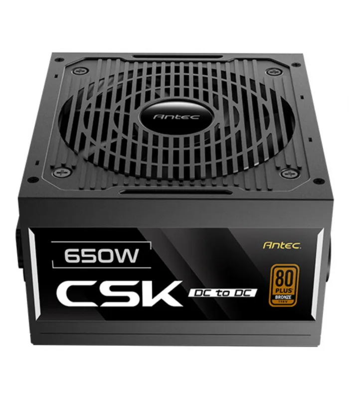FUENTE ANTEC 650W 80 PLUS BRONZE ATX 3.1 PCIE 5.1 CSK650DC AR
