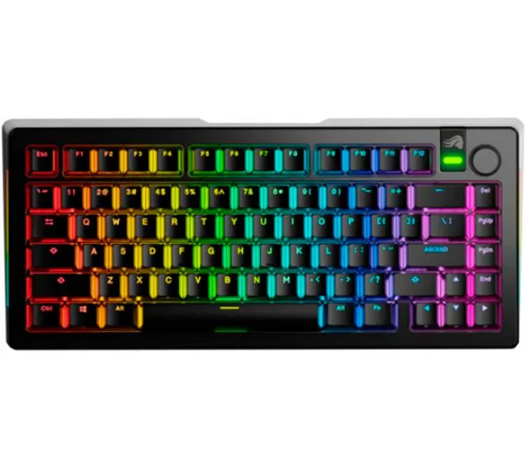TECLADO MECANICO GLORIOUS GMMK3 PRO 75% RGB SWITCHES FOX BLACK US