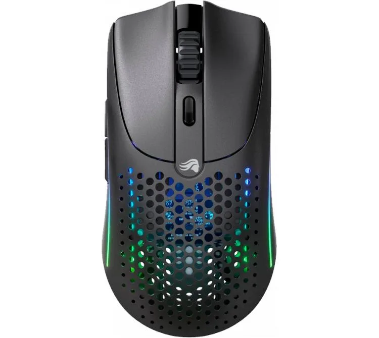 MOUSE GLORIOUS MODEL O 2 WIRELESS 2.4GHZ BLUETOOTH 5.2 MATTE BLACK 26K DPI RGB 68GR 110HS
