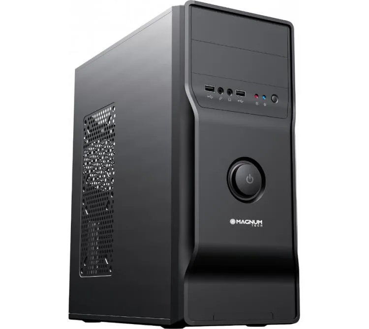 GABINETE KIT MAGNUM TECH MT-K735 FUENTE 600W + TECLADO Y MOUSE DE REGALO