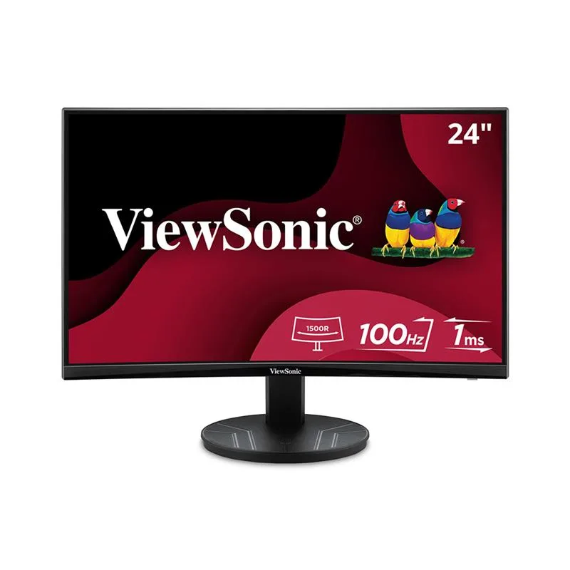 MONITOR CURVO 24" VIEWSONIC VA2416C FULL HD DISPLAY PORT HDMI