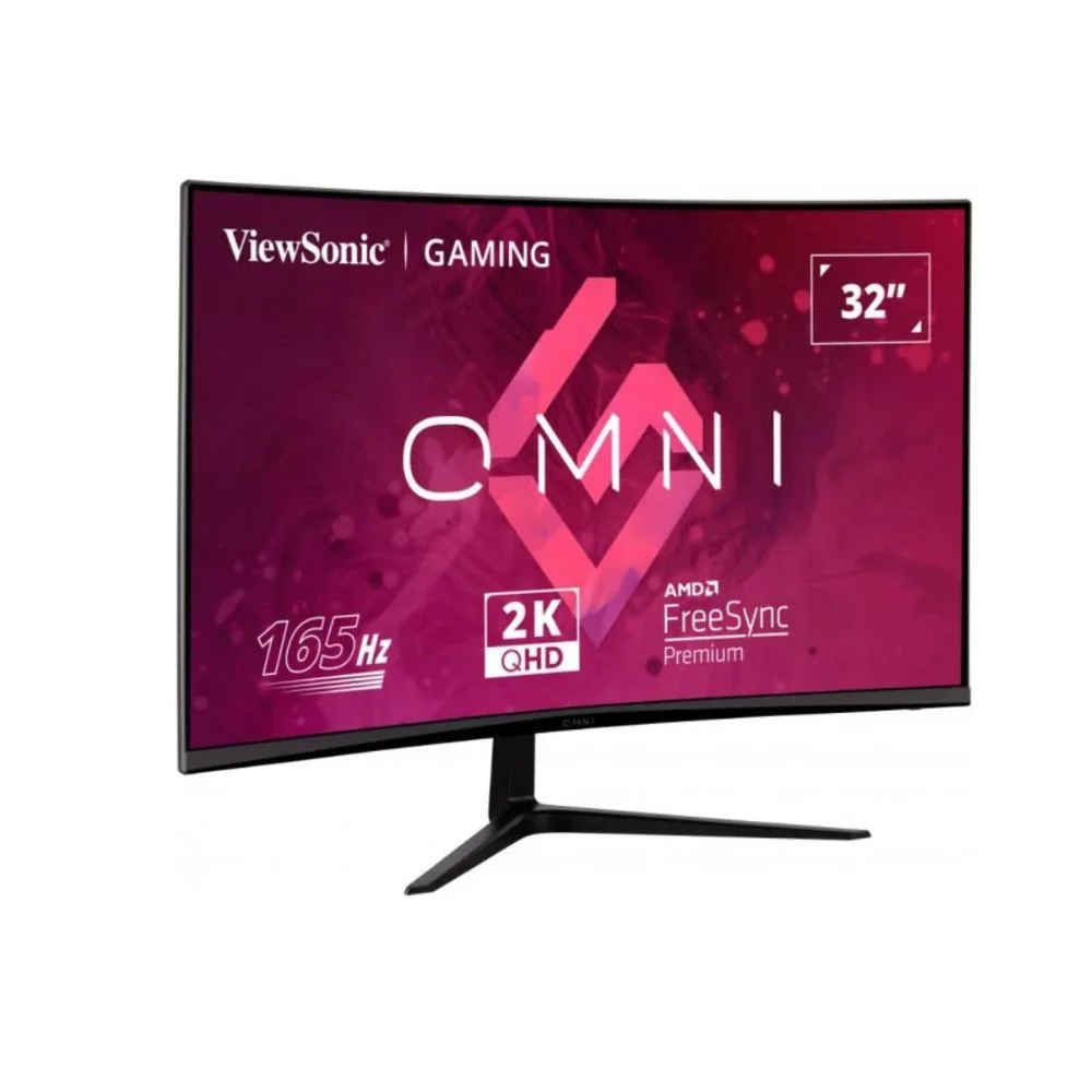 MONITOR GAMER VIEWSONIC VX3218C-2K 32" CURVO 1500R QHD 1440P VA 180HZ 1MS MPRT FREESYNC PREMIUM