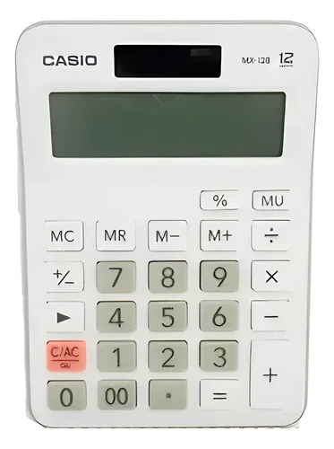 Calculadora Casio (mx-12b-we) 12 Digitos White