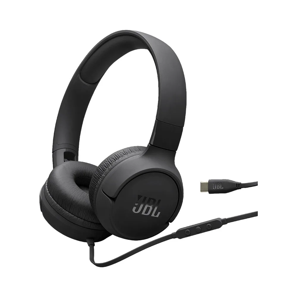 AURICULAR JBL T520C ON-EAR USB C NEGRO