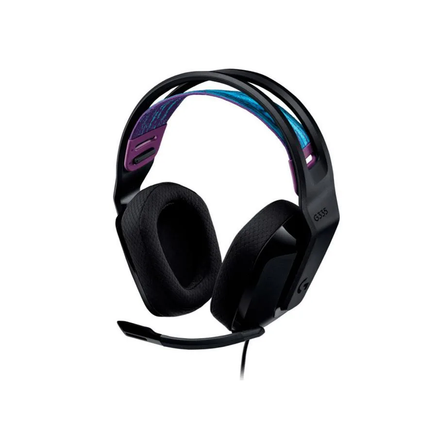 Auricular Logitech G335 Gaming Headset Black C/ Ca...