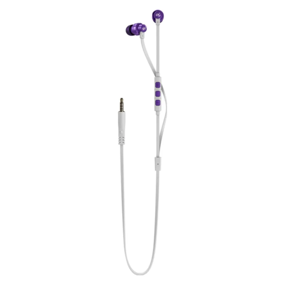 AURICULARES LOGITECH INTRAURALES BLANCOS Y LILA A...