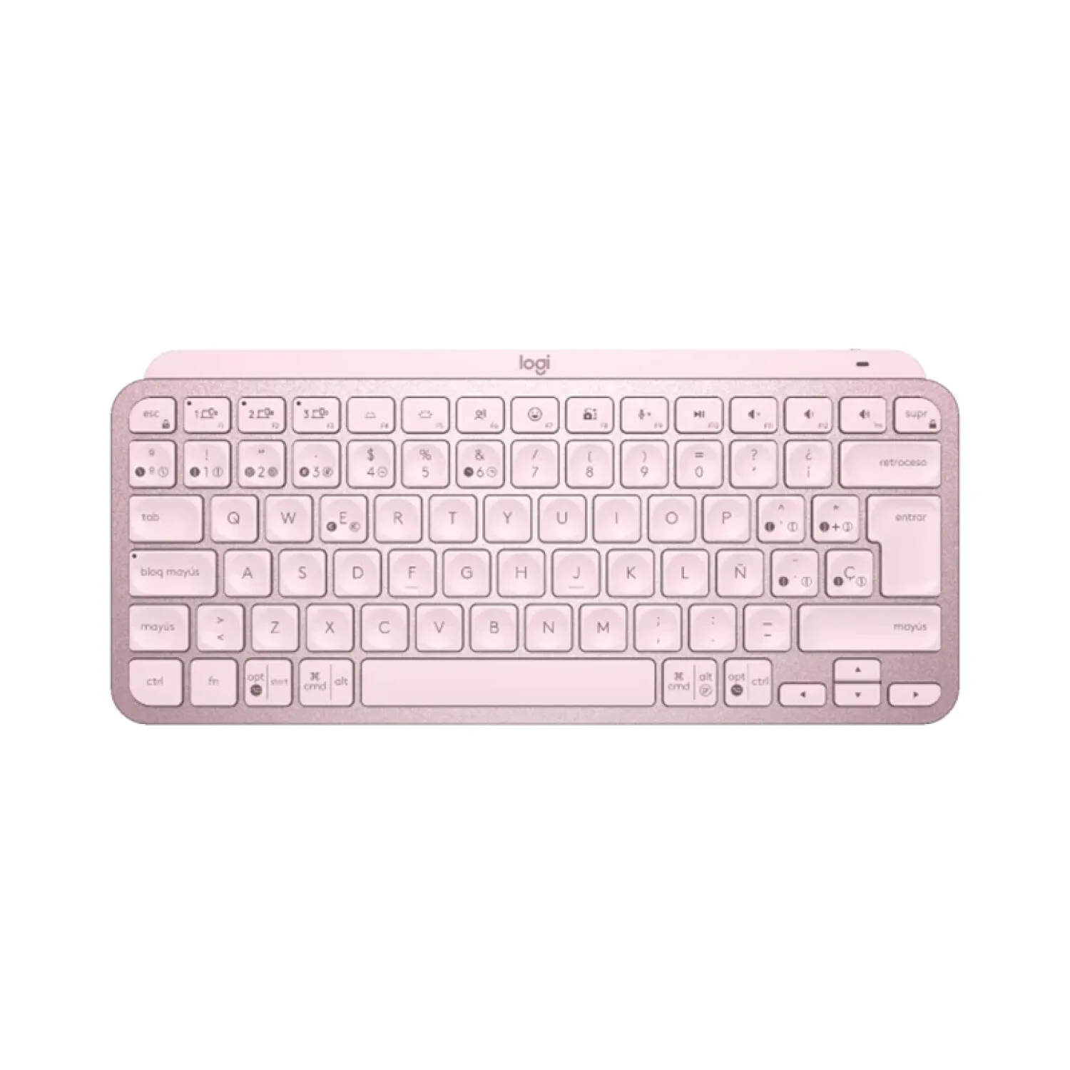 TECLADO INALÁMBRICO LOGITECH MX KEYS MINI ROSE