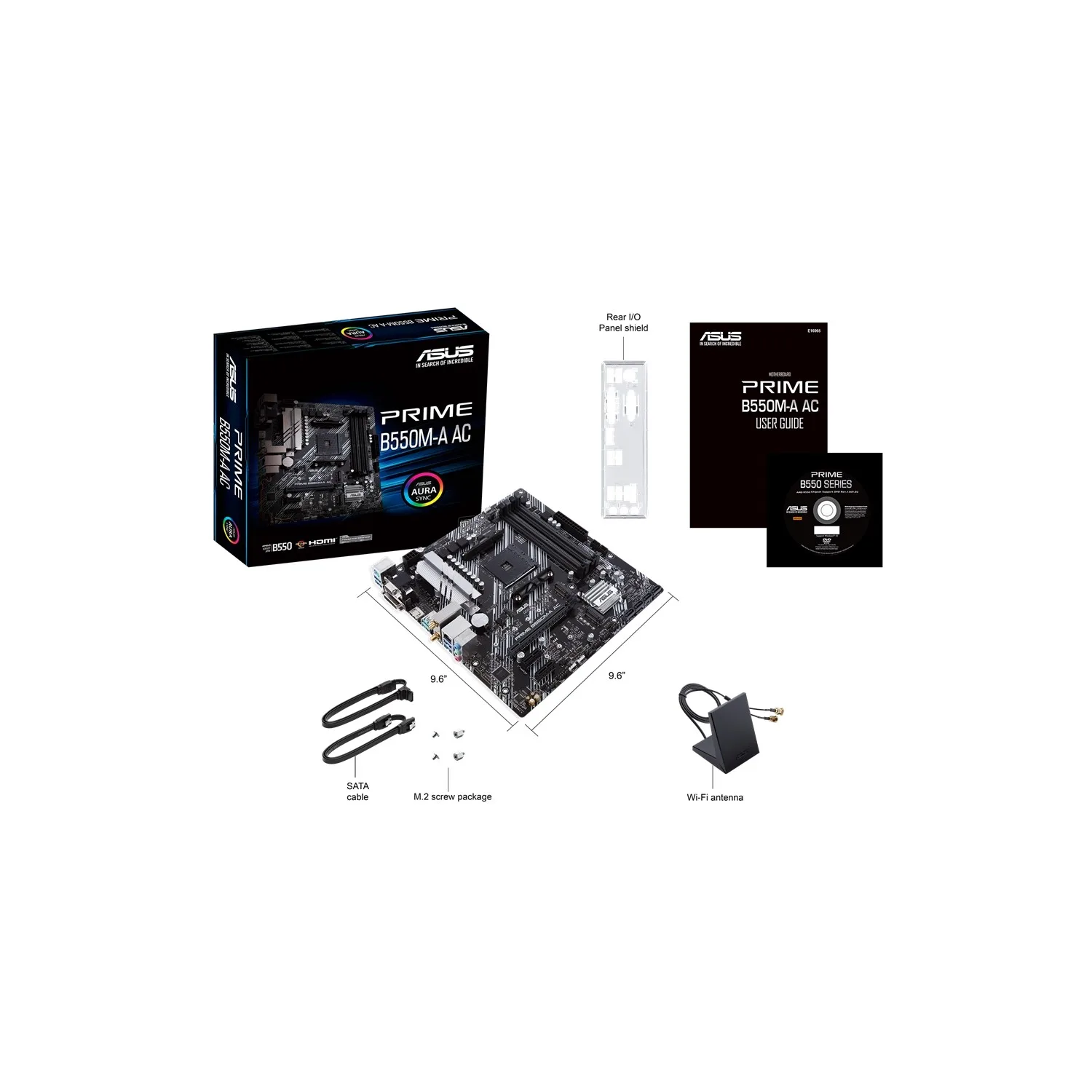 Mother ASUS (am4) Prime B550M-A Ac DDR4