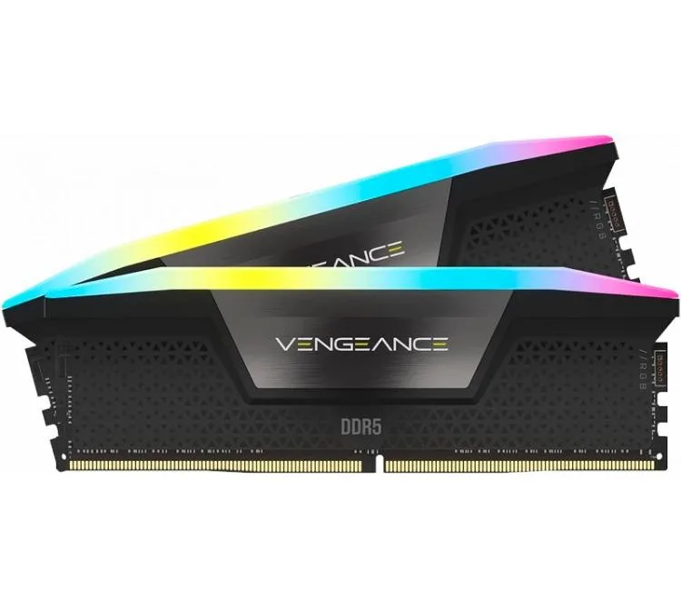 Memoria DDR5 32GB 6000MHz Corsair (2x16gb) Vengeance RGB Cl36 Black INTEL XMP 3.0 / AMD Expo