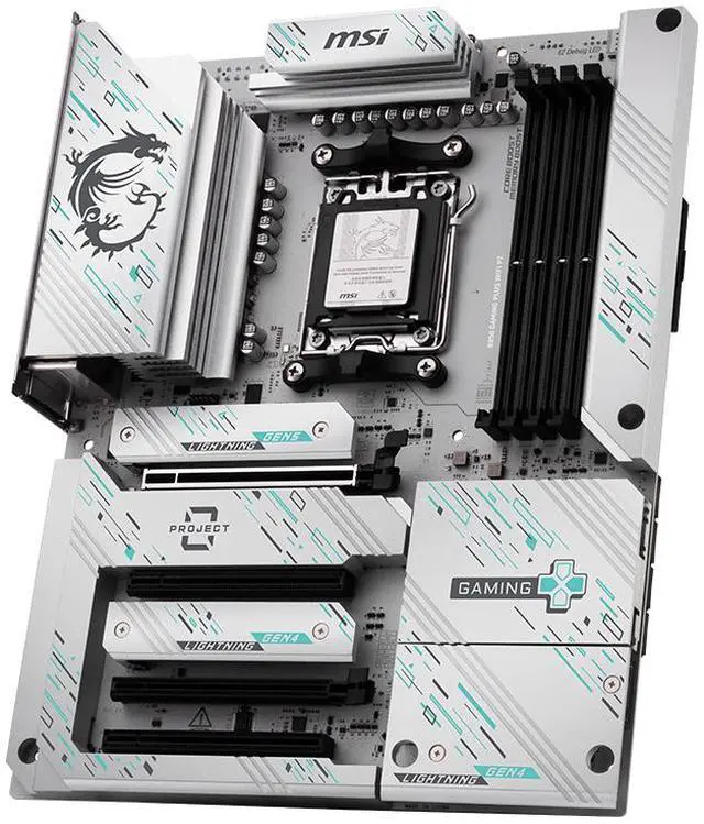 MSI (SOCKET AM5) B850 GAMING PLUS WIFI PZ (BACK-CONNECT)