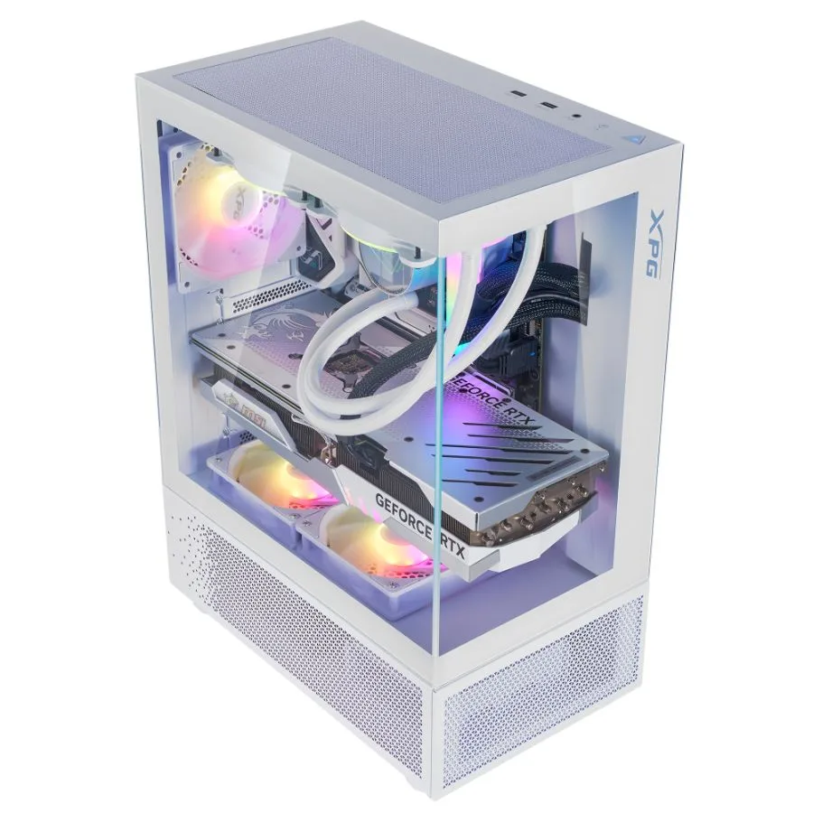 GABINETE XPG GAMING INVADER X MINI WHITE