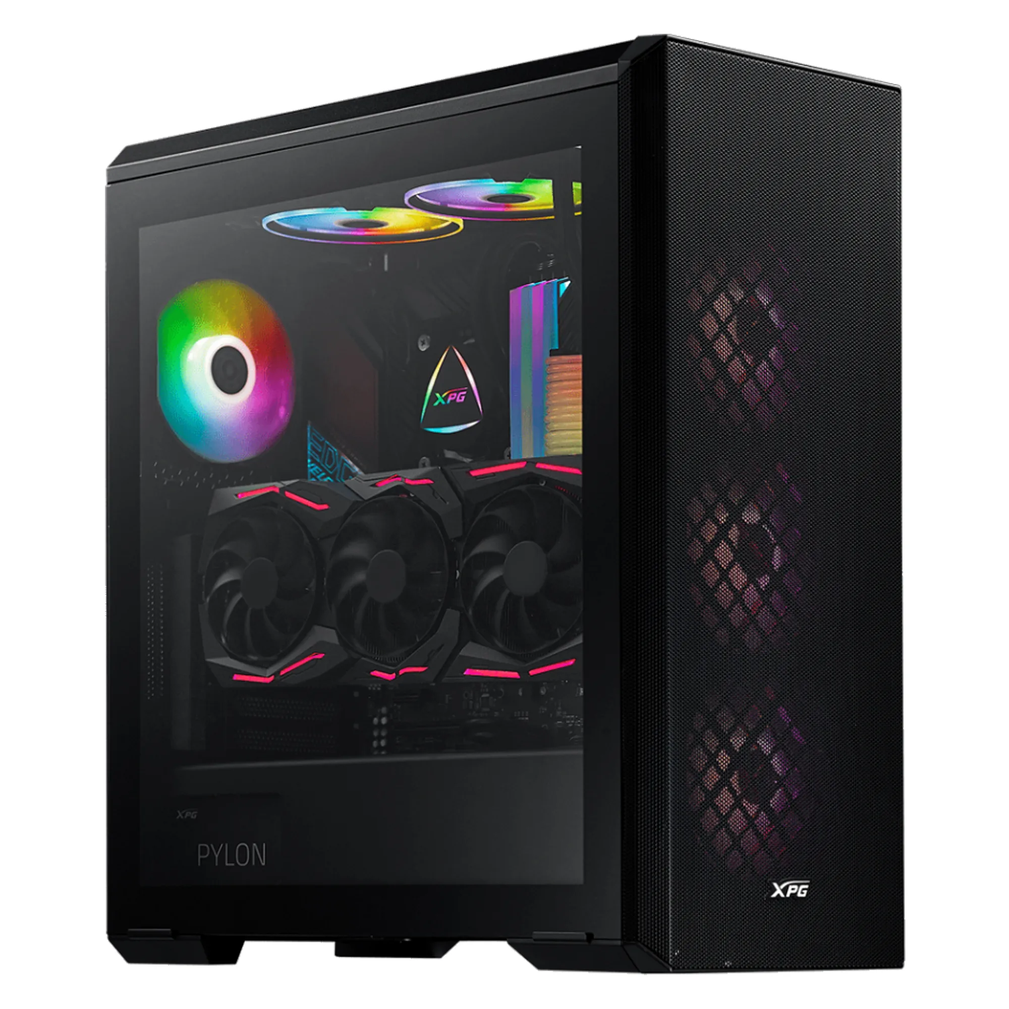 GABINETE XPG DEFENDER NEGRO E-ATX CON VIDRIO TEMPLADO
