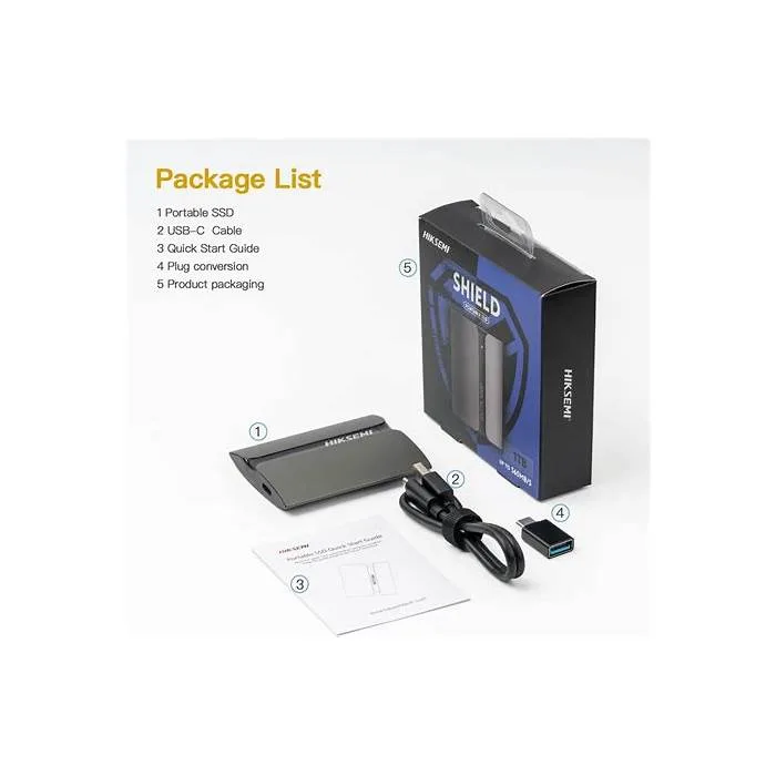 SSD EXTERNO 1TB HIKSEMI SHIELD