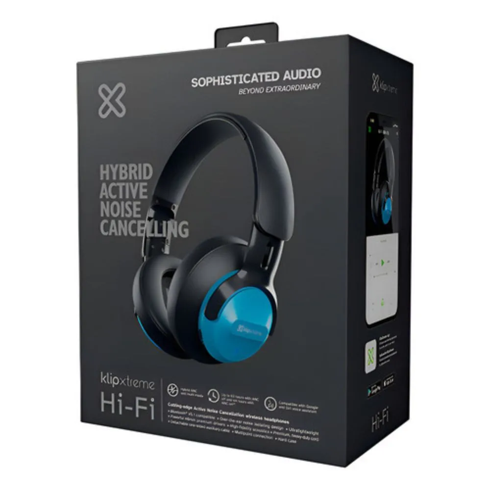 AURICULARES KLIPXTREME HI-FI INALAMBRICO C/AZUL