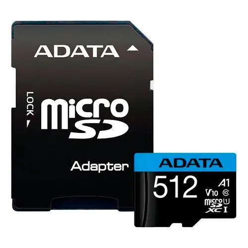 MEMORIA MICRO SD 512GB CLASE 10 C/A ADATA