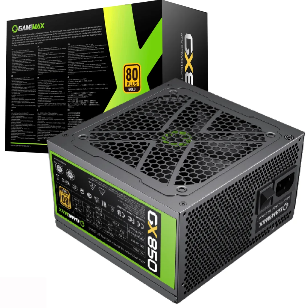 FUENTE 850W GAMEMAX 80 PLUS GOLD GX-850 M
