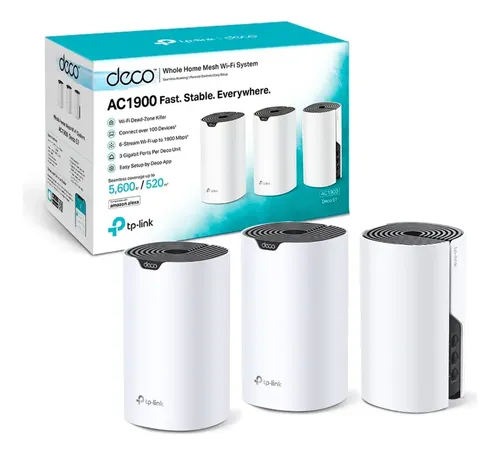 SISTEMA WI-FI MESH TP-LINK DECO S7 3-PACK AC1900