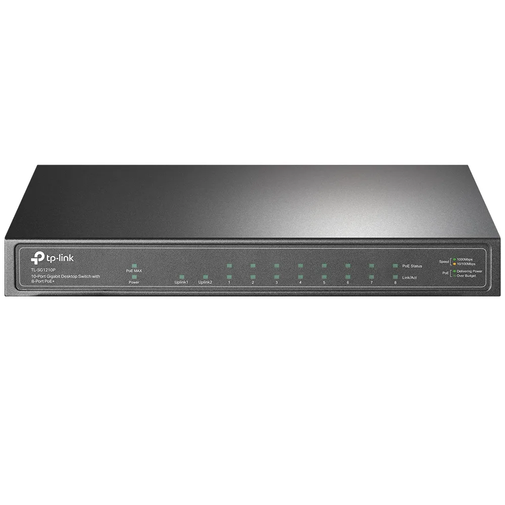 TL-SG1210P SWITCH GIGABIT 9P 8POE+ 1SFP TP-LINK