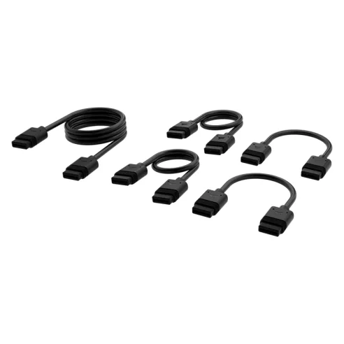 CABLE CORSAIR ICUE LINK KIT X5 CONECTOR DERECHO NEGRO