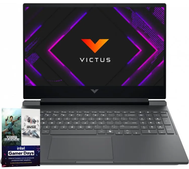 NOTEBOOK HP VICTUS GAMING 15 15.6" INTEL CORE I5 13420H 16GB DDR4 SSD 512GB RTX 3050 6GB WIN11 15-FA2014LA