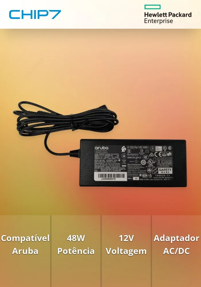 FUENTE POE HPE-ARUBA AP-AC2-12B 12V/48W AC/DC PWR