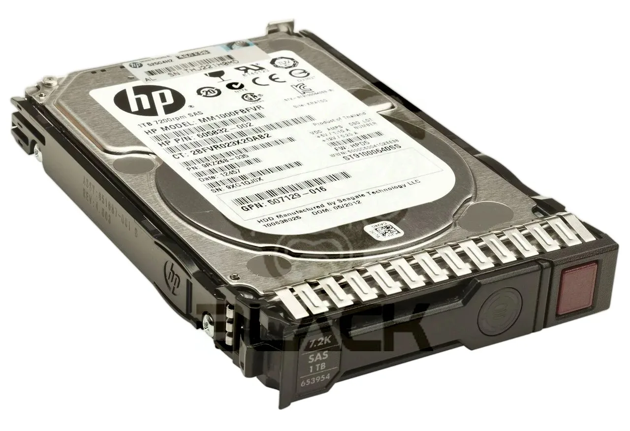 HDD SATA HPE 1TB 6G 7.2K 2.5/SFF SC MDL