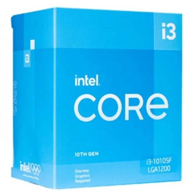 PROCESADOR INTEL® CORE™ I3-10105F LGA1200 10MA. GEN. SIN VIDEO