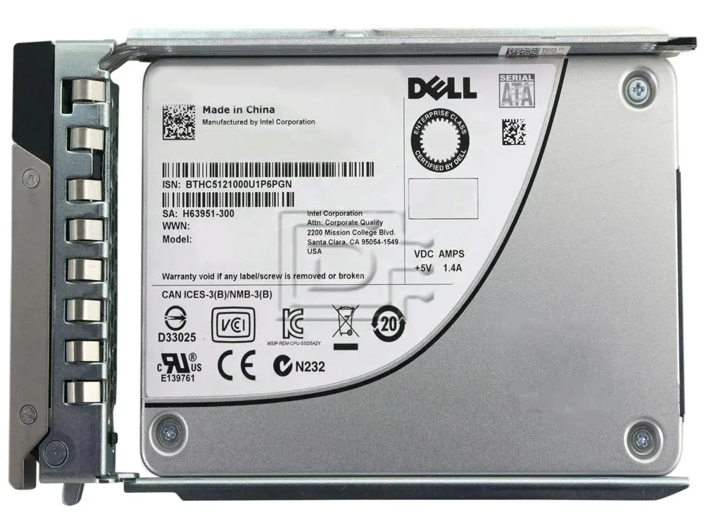 SSD 1.92TB DELL SATA ISE 6GBPS RI 512E 3.5` CK