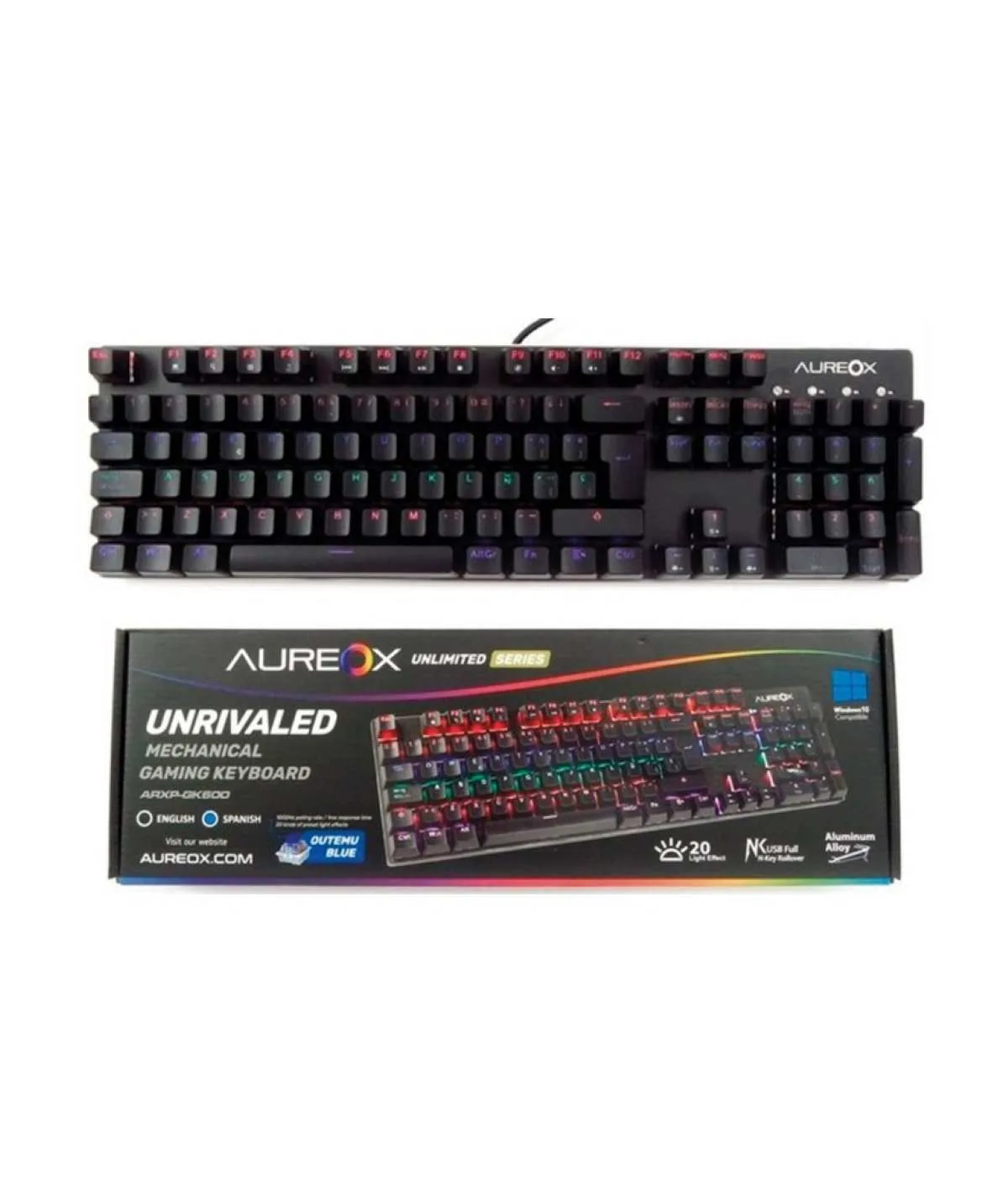 Aureox Teclado Gamer Unrivaled Mechanical