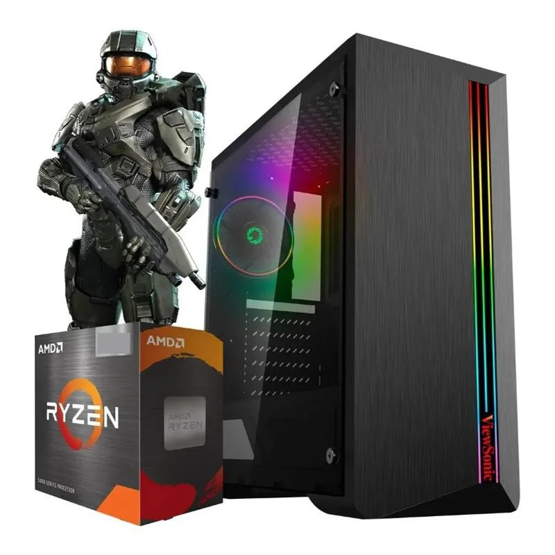 Pc Gamer AMD Ryzen 7 4750g / A520M / DDR4 16GB / SSD 480GB / Gab Shine RGB