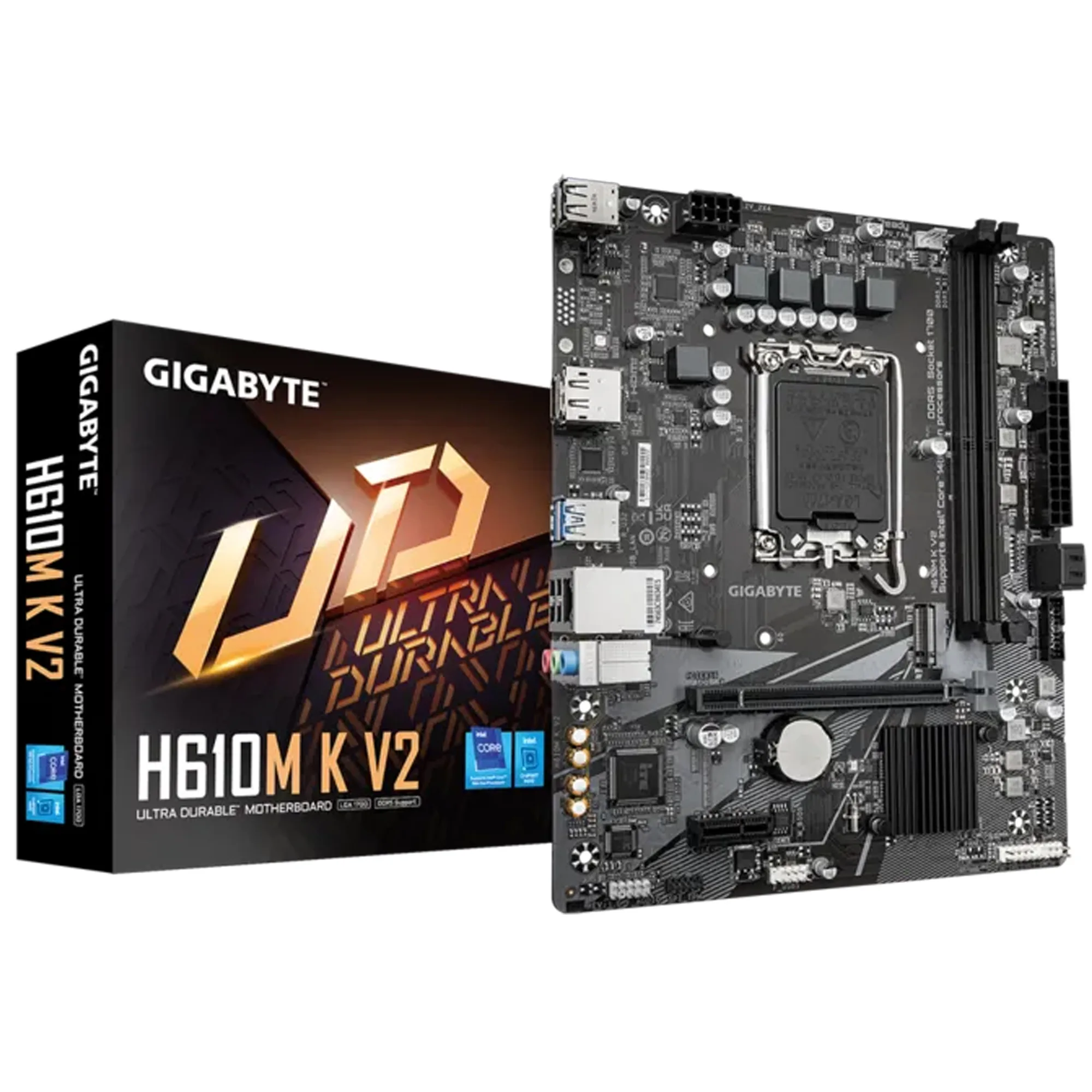 Motherboard Gigabyte H610 DDR5 LGA1700 Para INTEL 12 13 Y 14 Gen