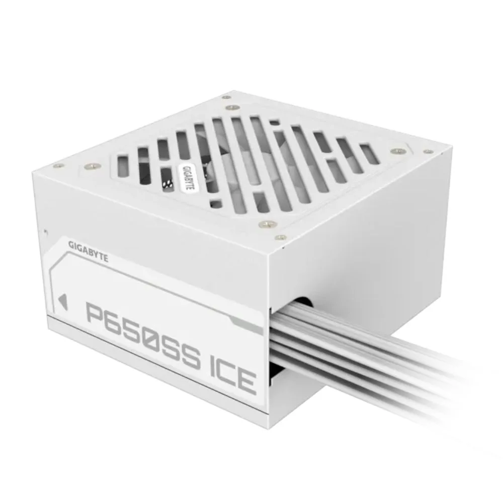 Fuente 650w Gigabyte 80 Plus Silver GP-P650SS Ice