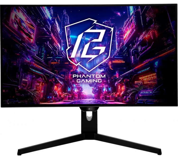MONITOR GAMER ASROCK PHANTOM GAMING PGO27QFS 27" QHD WOLED 240HZ 0.03MS FREESYNC PREMIUM PRO KVM